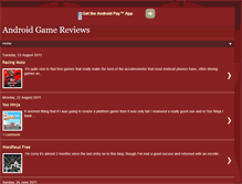 Tablet Screenshot of androidfreegamereviews.blogspot.com