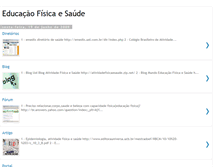 Tablet Screenshot of edufisesaude.blogspot.com