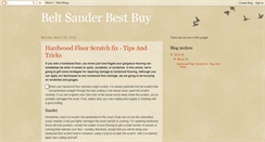 Desktop Screenshot of bestbeltsander.blogspot.com