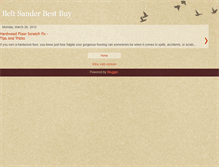 Tablet Screenshot of bestbeltsander.blogspot.com