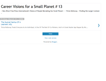 Tablet Screenshot of careervisionstriciaholloway.blogspot.com