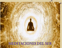 Tablet Screenshot of meditacionesdelser.blogspot.com