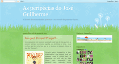 Desktop Screenshot of peripeciasdojoseguilherme.blogspot.com