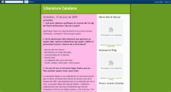 Desktop Screenshot of literaturacatalana-cristina.blogspot.com