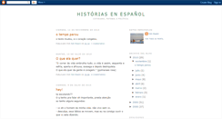 Desktop Screenshot of historiasenespanol.blogspot.com