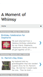 Mobile Screenshot of amomentofwhimsy.blogspot.com