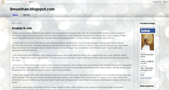 Desktop Screenshot of ibnuadnan.blogspot.com