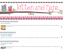 Tablet Screenshot of kittenandnana.blogspot.com