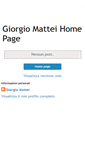 Mobile Screenshot of giorgiomattei.blogspot.com