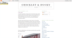 Desktop Screenshot of chickletandducky.blogspot.com