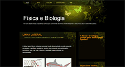 Desktop Screenshot of fisicaebiologia.blogspot.com
