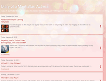 Tablet Screenshot of manhattanactress.blogspot.com