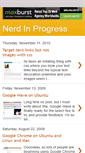 Mobile Screenshot of nerdinprogress.blogspot.com