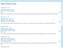 Tablet Screenshot of idealpenissize.blogspot.com