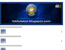 Tablet Screenshot of fcbfutebol.blogspot.com