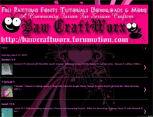 Tablet Screenshot of bawcraftworx.blogspot.com