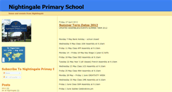 Desktop Screenshot of nightingaleprimaryschool.blogspot.com