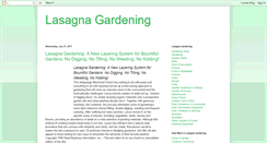Desktop Screenshot of lasagnagardening.blogspot.com