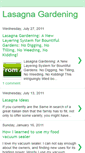 Mobile Screenshot of lasagnagardening.blogspot.com