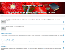Tablet Screenshot of igrejaemcristojesus.blogspot.com