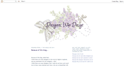Desktop Screenshot of designerswhodesign.blogspot.com