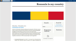 Desktop Screenshot of mycountryromania.blogspot.com