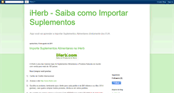 Desktop Screenshot of importarsuplemento.blogspot.com