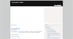 Desktop Screenshot of cassettevideo-22.blogspot.com