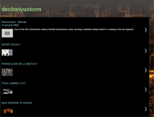 Tablet Screenshot of decibelyustorm.blogspot.com