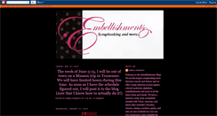 Desktop Screenshot of kearneyembellishments.blogspot.com