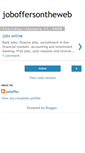 Mobile Screenshot of joboffersontheweb.blogspot.com