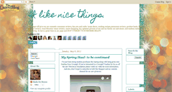 Desktop Screenshot of mailikesnicethings.blogspot.com