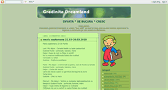 Desktop Screenshot of gradinita-dreamland.blogspot.com