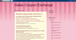 Desktop Screenshot of galaxcouponexchange.blogspot.com