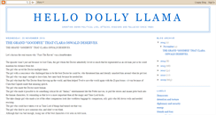 Desktop Screenshot of hellodollyllama.blogspot.com