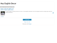 Tablet Screenshot of mazenglishdecor.blogspot.com