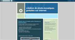 Desktop Screenshot of photo-mosaique.blogspot.com