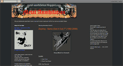 Desktop Screenshot of metal-annihilation.blogspot.com