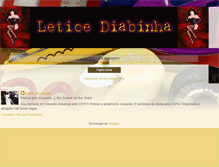 Tablet Screenshot of leticediabinha.blogspot.com