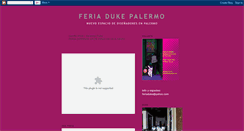 Desktop Screenshot of feriadukepalermo.blogspot.com