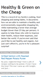 Mobile Screenshot of healthygreenonthecheap.blogspot.com