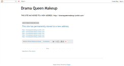 Desktop Screenshot of dramaqueenmakeup.blogspot.com