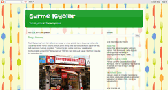 Desktop Screenshot of gurmekiyalar.blogspot.com