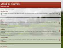 Tablet Screenshot of ensaiodepalavras.blogspot.com