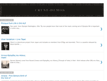 Tablet Screenshot of crust-demos.blogspot.com