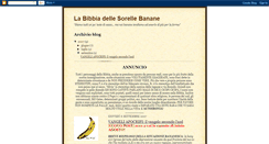 Desktop Screenshot of labibbiadellesorellebanane.blogspot.com