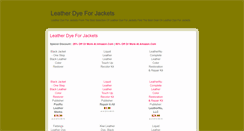 Desktop Screenshot of leatherdyeforjacketsz.blogspot.com