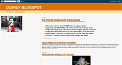 Desktop Screenshot of disneyblogspot.blogspot.com