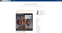 Desktop Screenshot of circus-minimus.blogspot.com