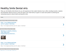 Tablet Screenshot of healthysmiledentalarts.blogspot.com